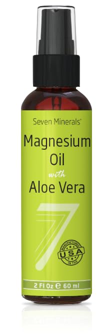 Sette minerali Pure Magnesium Oil Spray - Pharmaceutical (USP) Grado, Alta Forza - Mined in USA
