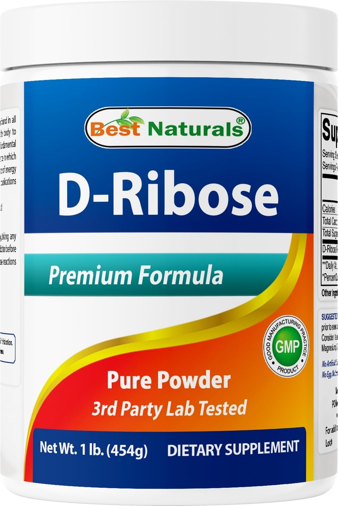 I migliori naturali D-Ribose polvere 1 Pound