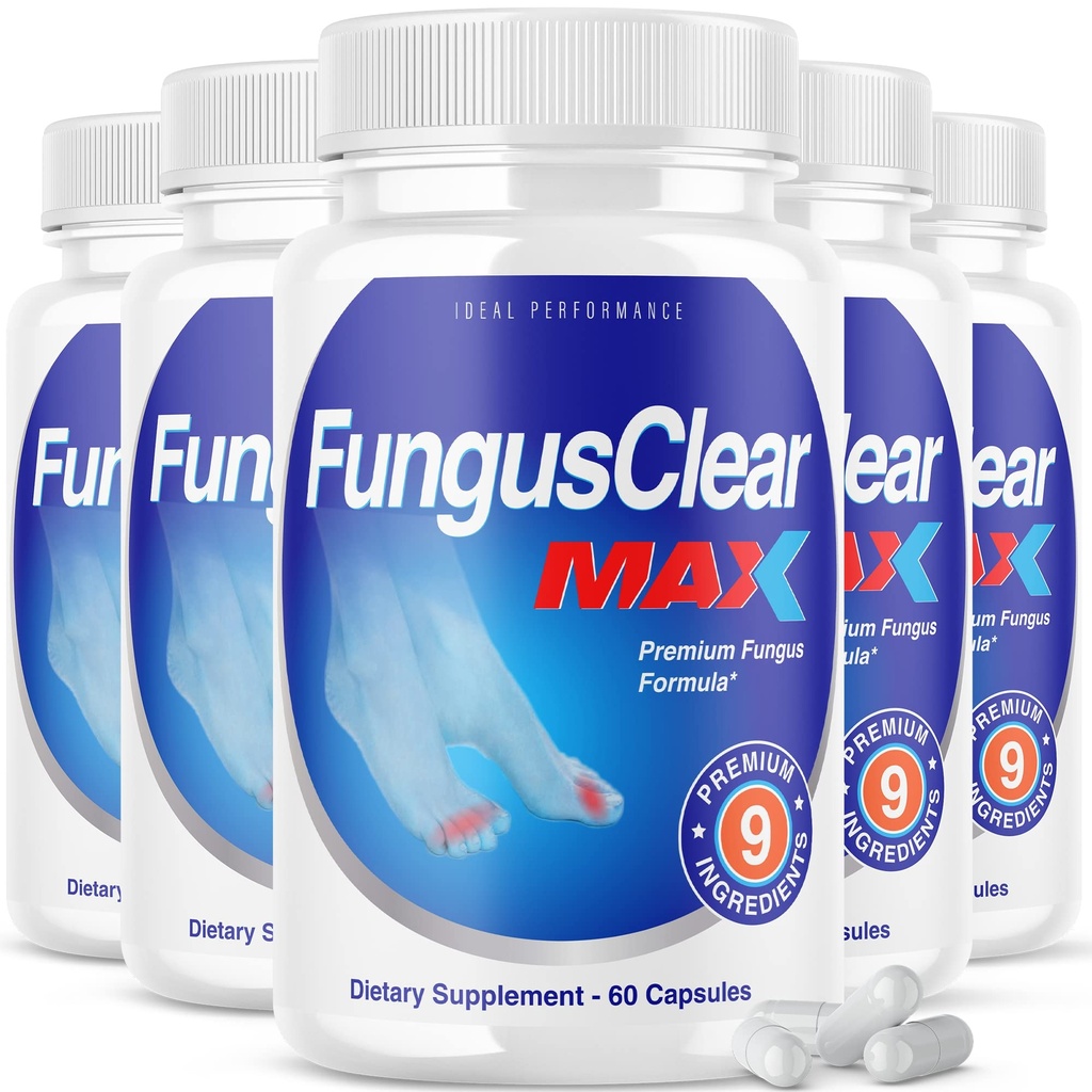 PERFORMANCE IDEALE (5 Confezione) Pillole di Toenail Max Fungus Clear (300 capsule)