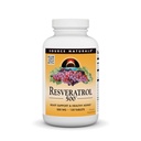 Fonte Naturals Resveratrolo 500, Supporto cardiaco e invecchiamento sano*, 500 mg - 120 compresse