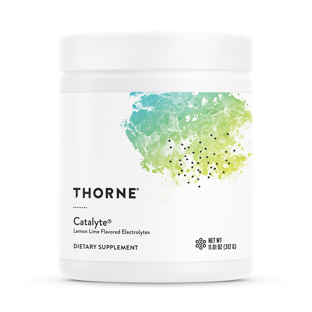 THORNE - Catalyte - Integratore di Rifornimento Elettrolitico e Ristorazione Energetica* - Senza Dolci Artificiali - NSF Certificato per Lime Sport- Limoni - 11.01 Oz