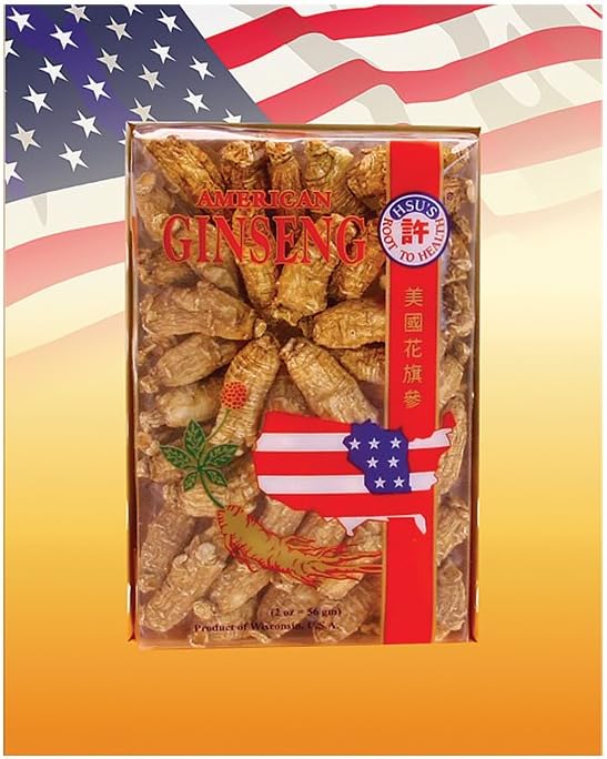 HSU’s Ginseng SKU 115-2 | Short Small #2 | Cultivated American Ginseng from Marathon County, Wisconsin USA | |氏花| | 2oz Box, כ参, B019PK53SE