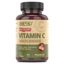 DEVA Vegan Vitamine - Vegan Food Based Premium Vitamina C - Multisource - Non OGM - 90 compresse
