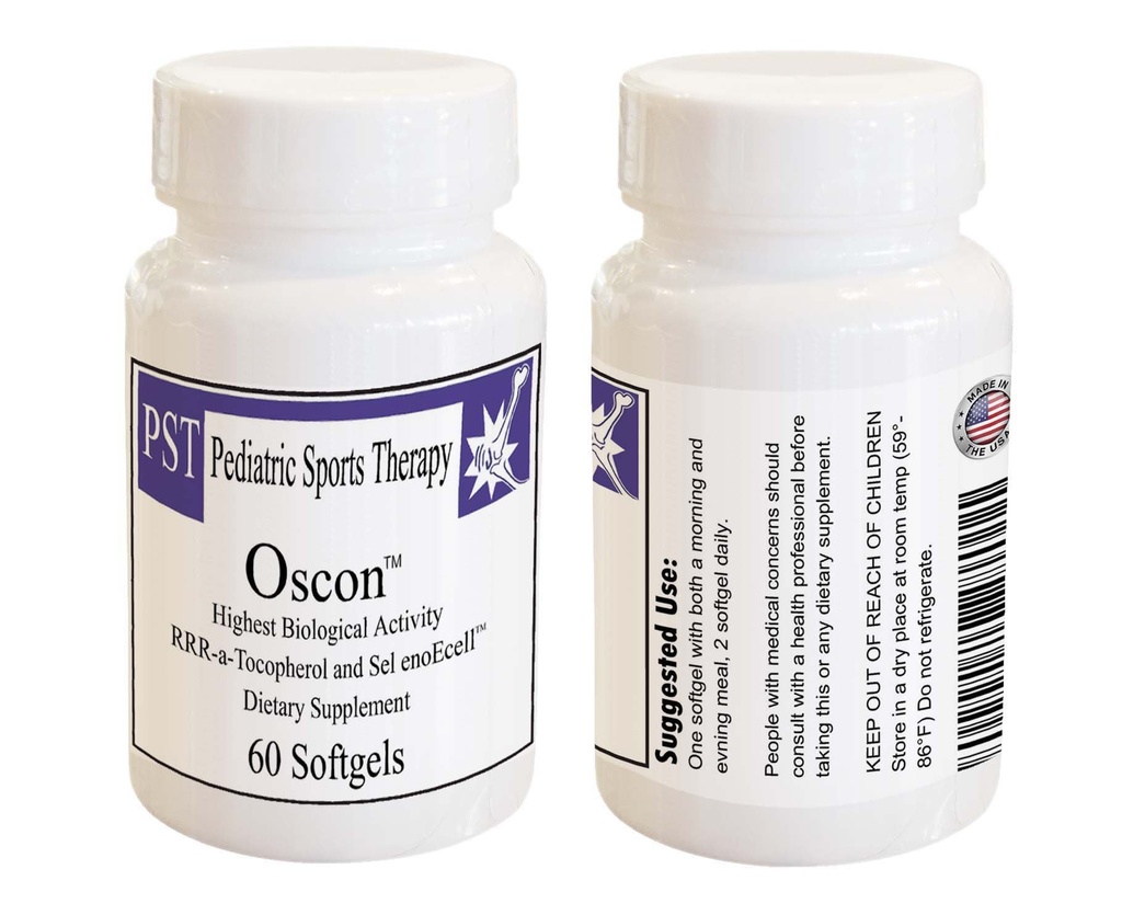 Oscon 60 ct - RRR-A-tocopherol & Selenium Nutraceutical Supplement...