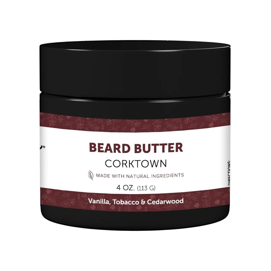 Detroit Grooming Co. Beard Butter for Men | Softens, Thickens & Hydrates con Safflower Oil & Shea Butter | Corktown Scent, 4oz