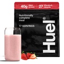 Huel Black Edition | Polvere di proteina vegana 40g Strawberry Shortcake 40g | Meal Nutritionally Complete | 27 vitamine e minerali, Gluten Free | 17 Servings | Scoop non incluso per ridurre la plastica