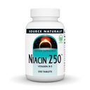 Fonte Naturals Niacin 250n Vitamina B-3-250 Tavole