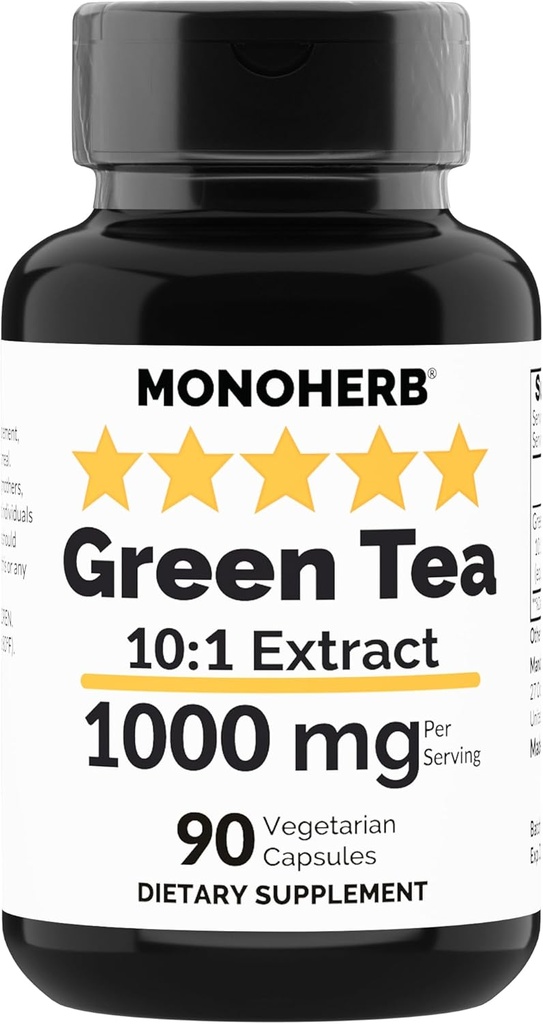 Estratto di tè verde MONOHERB 1000 mg - 90 capsule vegetariane