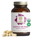 PURE SYNERGY SuperPure Milk Thistle Extract | Liver Detox and Cleanse Supplement | Estratto di cardo di latte biologico con Silymarin | per il supporto sano del fegato (60 capsule)