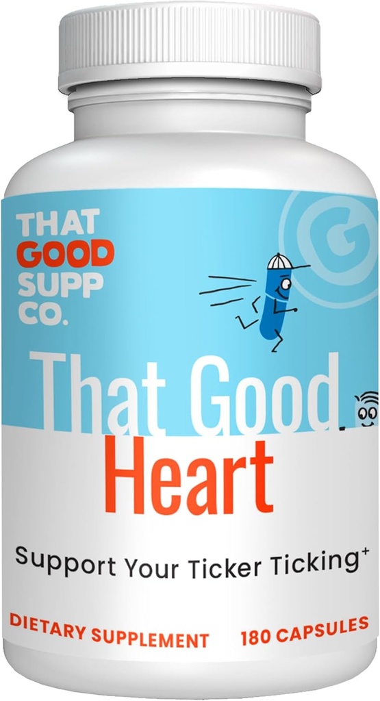 Che buona fornitura Co - che buon cuore CoQ10 supplemento nutrizionale per gli uomini e le donne - Supporta la salute generale e la circolazione del sangue - Made in Italy