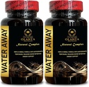 Pillole naturali dell'acqua - ritenzione idrica pillole dell'acqua, pillole dell'acqua senza caffeina, pillole di dieta dell'acqua, pillole dell'acqua diuretica, melograno, mirtillo, spinta immunitaria - 2 bottiglie