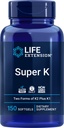Estensione della vita Super K, 150 Softgels, con vitamina K1 e K2 - MK4 & MK7