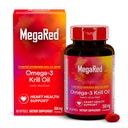 Omega-3 Krill olio 350mg Softgels, MegaRed (60 conta in una bottiglia), EPA & DHA Omega-3 acidi grassi con nessun retrogusto Fishy A differenza di Fish Oil, contiene antiossidante Astaxantina
