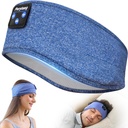 Perytong Bluetooth Headband Cuffie, Cuffie a pelo Bluetooth per Dormitori laterali - Fascia a pelo con sottile altoparlante Microfono Handsfree Idee regalo per le donne Uomini