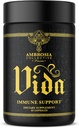 Ambrosia Vida Immunity Support, Elderberry, Vitamina C, Vitamina D e Zinc Supplement, Sistema immunitario Booster (60 capsule)