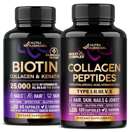 NUTRAHARMONY Biotin, Keratin & Collagen Capsule