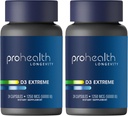 ProHealth 2-Pack Vitamin D3 Extreme (50.000 UI, 24 capsule ciascuno) Aiuta Boost e sostenere le ossa sane e il sistema immunitario | Gluten Free | Soy Free