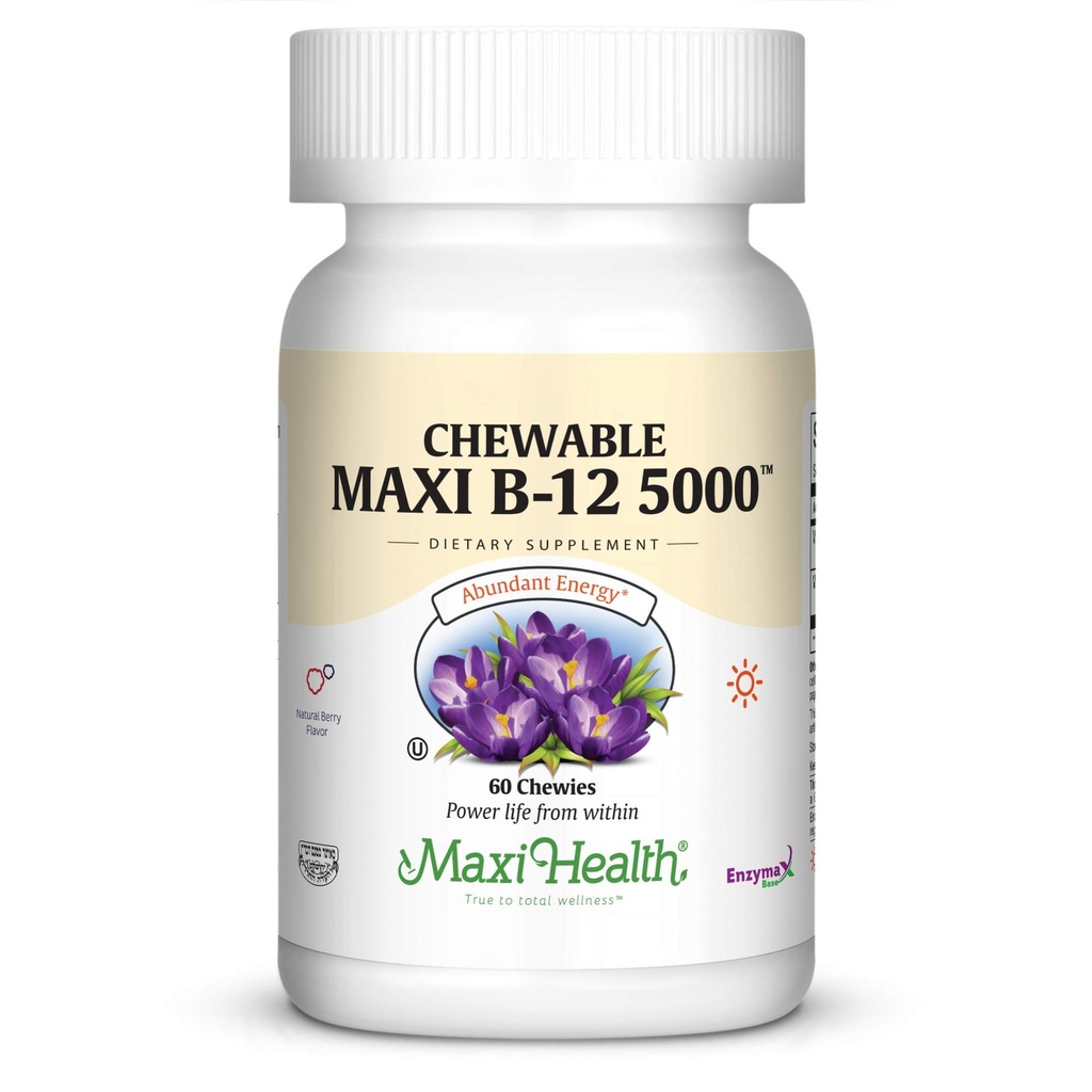 Masticabile Maxi B-12 5000 60 Tablet masticabili