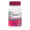 Natures Plus Herbal Actives Rice rosso lievito, rilascio esteso - 600mg, 30 Vegan compresse - Supplemento erbe - Vegetariano, Senza glutine - 30 Serve