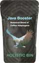 Holistic Bin Organic Mushroom Coffee Java Booster - Mountain Eagle | Adaptogen Coffee Aggiungere con Chaga Mushroom Powder, Shilajit Powder, & Cacao Nibs | Memory and Focus Supplements for Adults