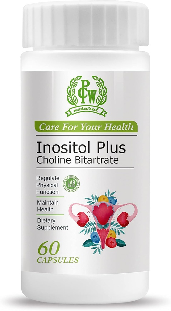 PCW Inositol Plus Choline Bitartrate Capsule, 60 Conte