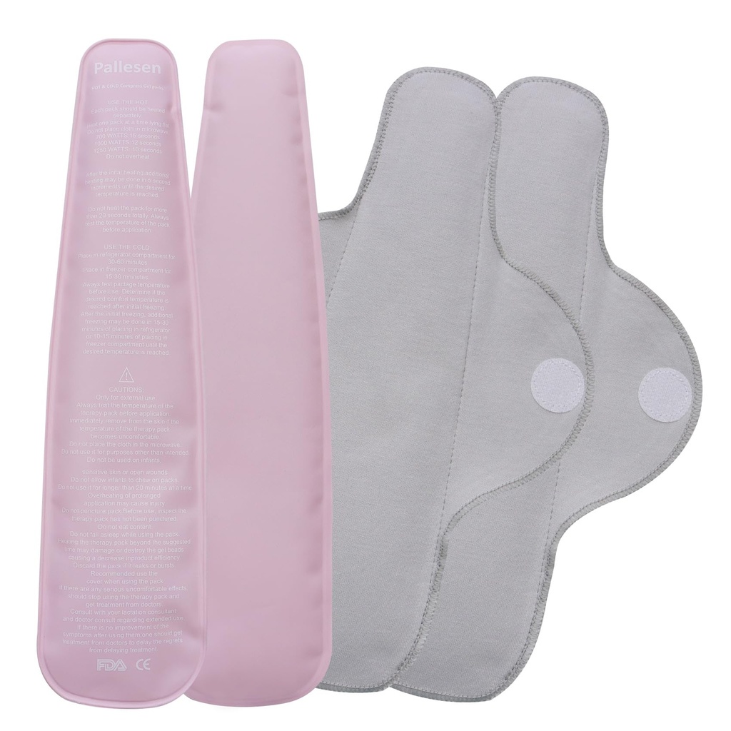 Pacchetti di ghiaccio perineal riutilizzabili, Perineal Cooling Pad, Postpartum Cold Pack, Cold e Hot Pack per le donne dopo la nascita e la consegna, Gravidanza e sollievo dal dolore emorroidi, Vaginal Discomfort