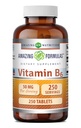 Stupefacente formula vitamina B6 Pyridoxine 50mg 250 compresse supplemento | Non OGM | Gluten Free | Made in USA