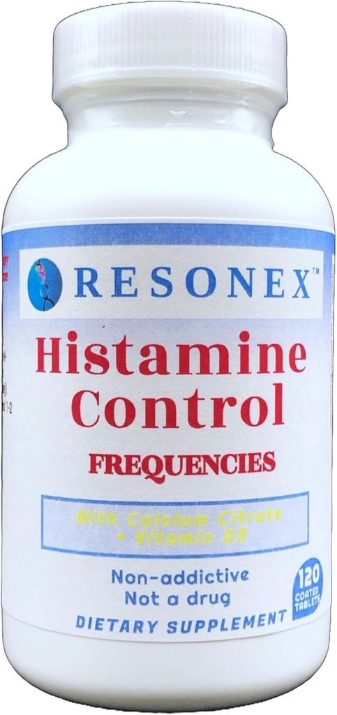 Controllo istamina con Frequenze Naturali - 120 Compresse - con Frequenze Naturali degli enzimi HNMT e DAO per aiutare a controllare i livelli di istamina