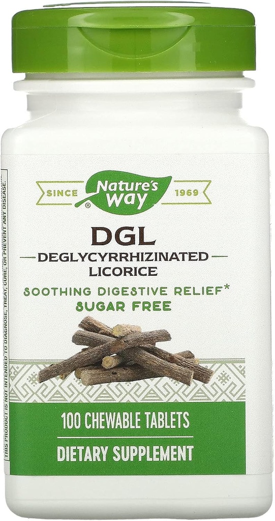 Via della natura, DGL (senza Fruttosio), 100 compresse masticabili