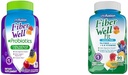 Vitafusion Fiber Well + Probiotici 60 Conte e fibra Bene Fit 90 Conte Gummy Vitamin Bundles