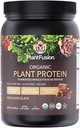 SOTRU Organic Vegan Protein Powder - Whole Food, Plant Based Protein Powder with Green Superfoods, Enzymes & Probiotics - USDA Certified Organic, Non-OGM, Gluten-Free - Chocolate 18.5 oz, 21 Servings
