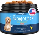 Probiotici per cani, chews probiotici del cane per la salute dell'immunità di Gut Immmunity Yeast Itchy pelle Ears Puppy Probioticos Enzimi digestivi con prebiotici chewable Ridurre le allergie del gas di diarrea