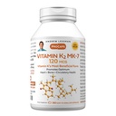 ANDREW LESSMAN Vitamin K2 MK7 120 mcg 360 Softgels - Essenziale per l'utilizzo sano del calcio, promuove l'ottimo scheletro, il cuore e la salute arteriosa. Niente additivi. Piccolo Facile da ingoiare Softgels