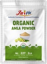 Jai Ho Organic Amla Berry Powder (Amalaki), 2 LB - Ricco in Antiossidante Vitamina C | Supporta ImmunityGluten Free, Vegan, Non-OGM - Sacchetto di chiusura a cerniera rivestibile