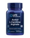 Estensione della vita Acetil-L-Carnitina Arginate, Advanced Brain & Nerve Health, Supporto per l'energia cellulare, Senza glutine, Non OGM, 90 capsule