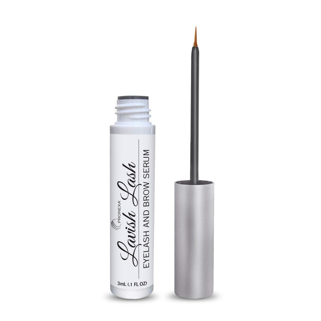 Hairgenics Lavish Lash – Miglioratore della crescita del sopracciglio & siero della freccia con la biotina & Peptidi della crescita naturale per le ciglia lunghe e spesse e sopracciglia! Dermatologo Certificato, Cruelty Free & Hypoallergenic.