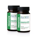 Best Life Herbals Prosta-Rye - Integratore naturale della prostata per gli uomini che esperiscono una prostata allargata, urinazione frequente, vescica iperattiva - 2 bottiglie, 60 capsule