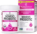 Probiotici 50 miliardi di capsule CFU, supplemento probiotico per le donne con 50 miliardi di CFU Plus ingredienti clinicamente provati, 60 Ct.