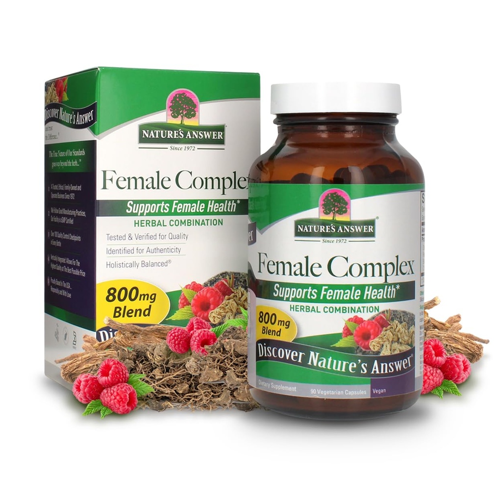 Nature's Answer Female Complex, 90-Count,800 mg dalla risposta della natura