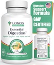 Digestione Essenziale 90 Caps Veggie - Enzimi Digestivi per migliorare la salute digestiva e di Gut e alleviare problemi digestivi - per gli uomini e le donne