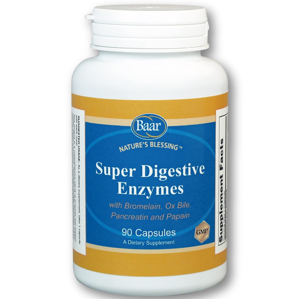 Enzimi Super Digestivi Baar, 90 capsule