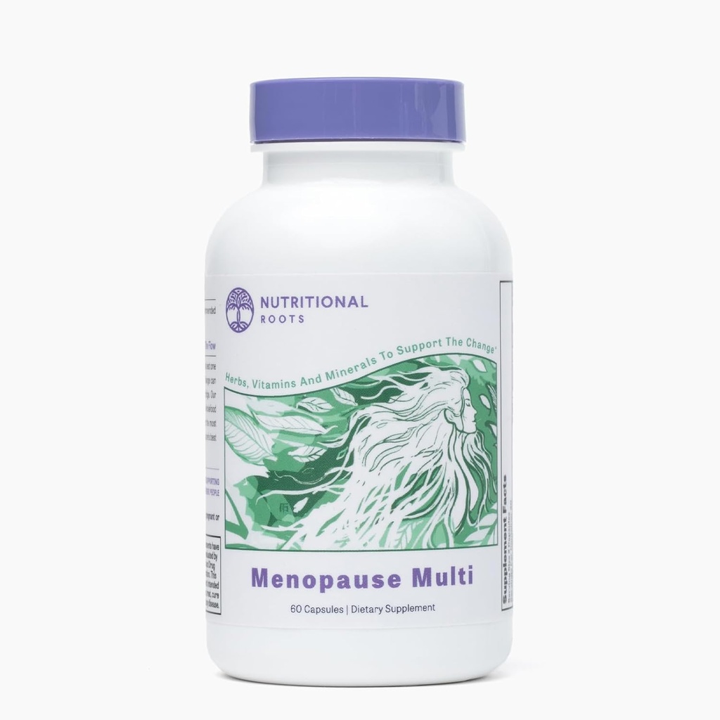 Vitamine nutrizionali 5-in-1 Menopausa Supporto Vitamine per le donne, Vitamine Fermentate, Minerali, Probiotici e Erbe Biologiche, Terze Parti Testate, Scelta del Dottore, 30 Serve