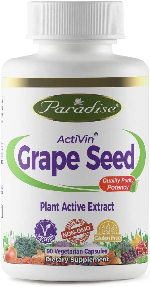 Paradise Herbs Capsule Vegetariani, Aceto di Attiva con Amla, 90 Conte
