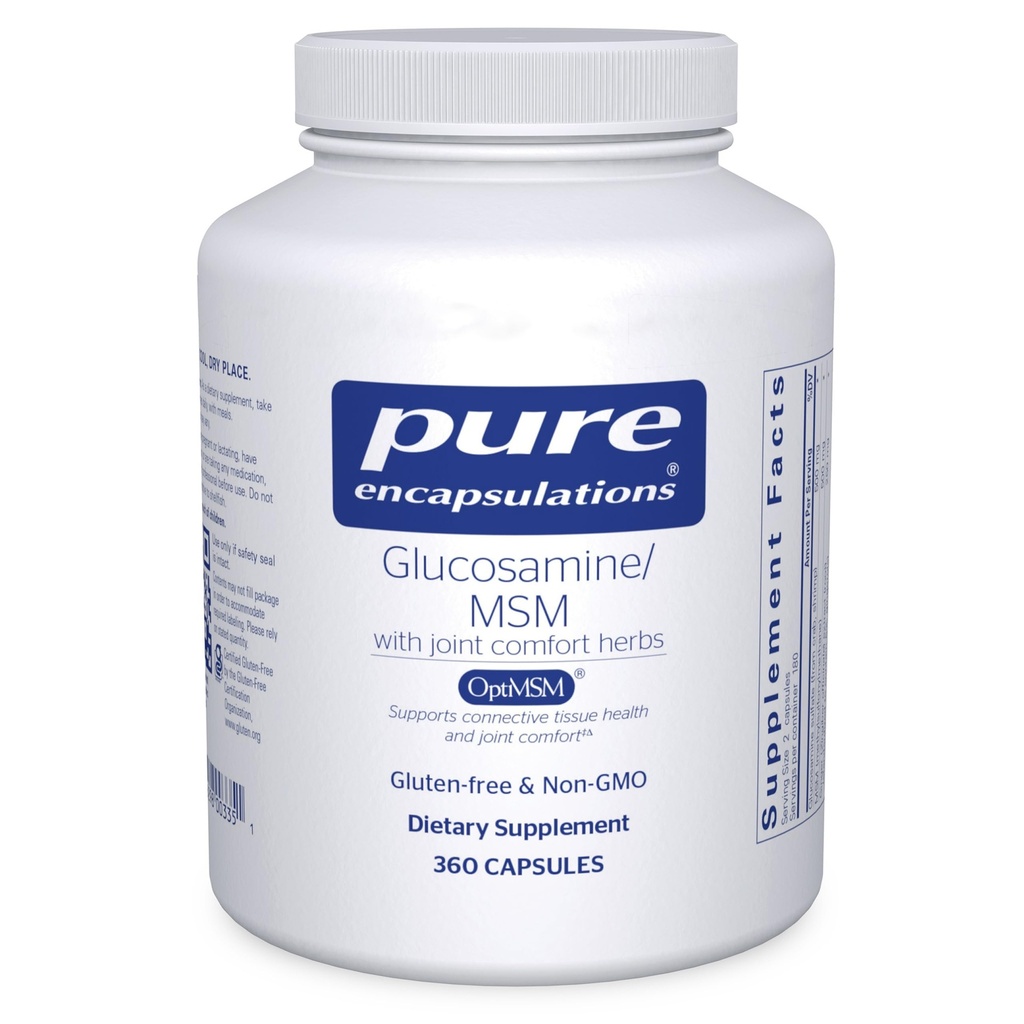 Integratore di Glucosamine MSM | Integratore per Supporto Congiunto, Mobilità, Comfort, Salute Cartilage e Tessuto Connettivo* | 360 Capsule