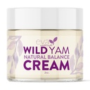 Crema di Yam Selvatico per l'equilibrio dell'ormone - Moisturizzatore di radice di Yam Selvatico con le bacche dell'albero del Chaste & il Clover rosso - Moisturizer del burro di Karitè per il balenamento ormonale - Crema di radice di Yam Selvatica arricchita per le donne (2 oz)