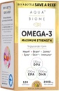 Olio di pesce ad alta potenza, EPA DHA Omega 3 Supplemento | Burpless, 120 Softgels