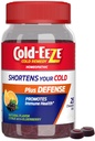 Cold-EEZE Plus Defense Citrus naturali & Elderberry Zinc Chewable Gels, Omeopatici Cold Remedy, Shortens Common Cold Symptoms, promuove la salute immunitaria con Sambucus Nigra, Echinacea & Rose Hips, 25 Ct