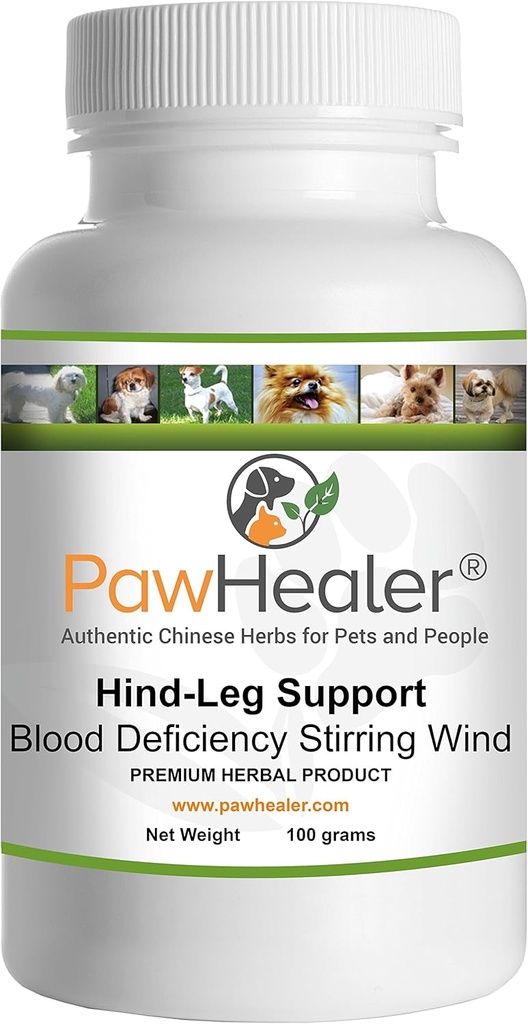 Debolezza della gamba di Hind: sangue carenza vento -100 Grams-Herbal polvere per cani e animali