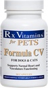 Rx Vitamins Formula CV per cani e gatti - Cat and Dog Heart Health - Feline & Canine Cardiac Support - 90 ct