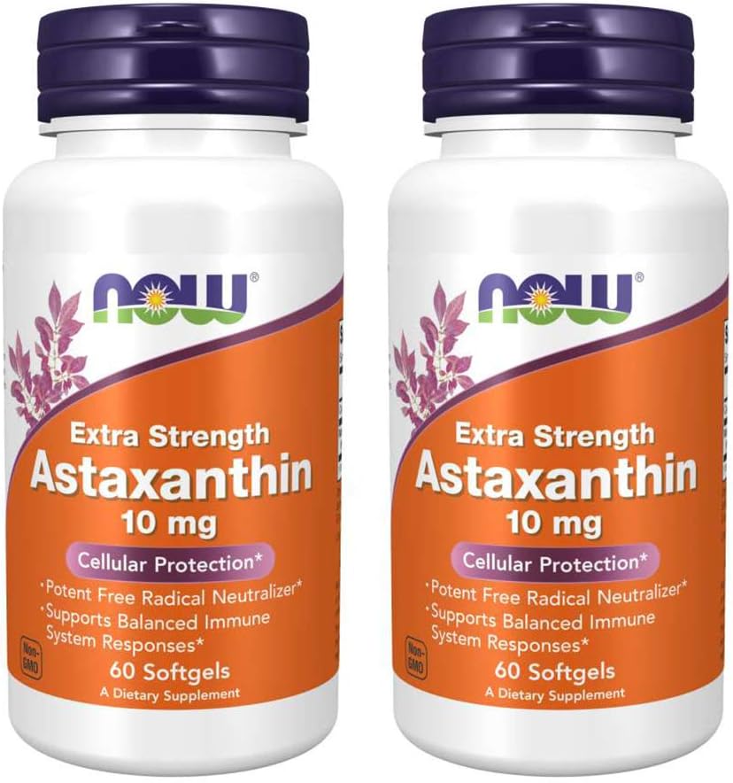 Astaxantina 10mg 60 SoftGels (2 Confezione)